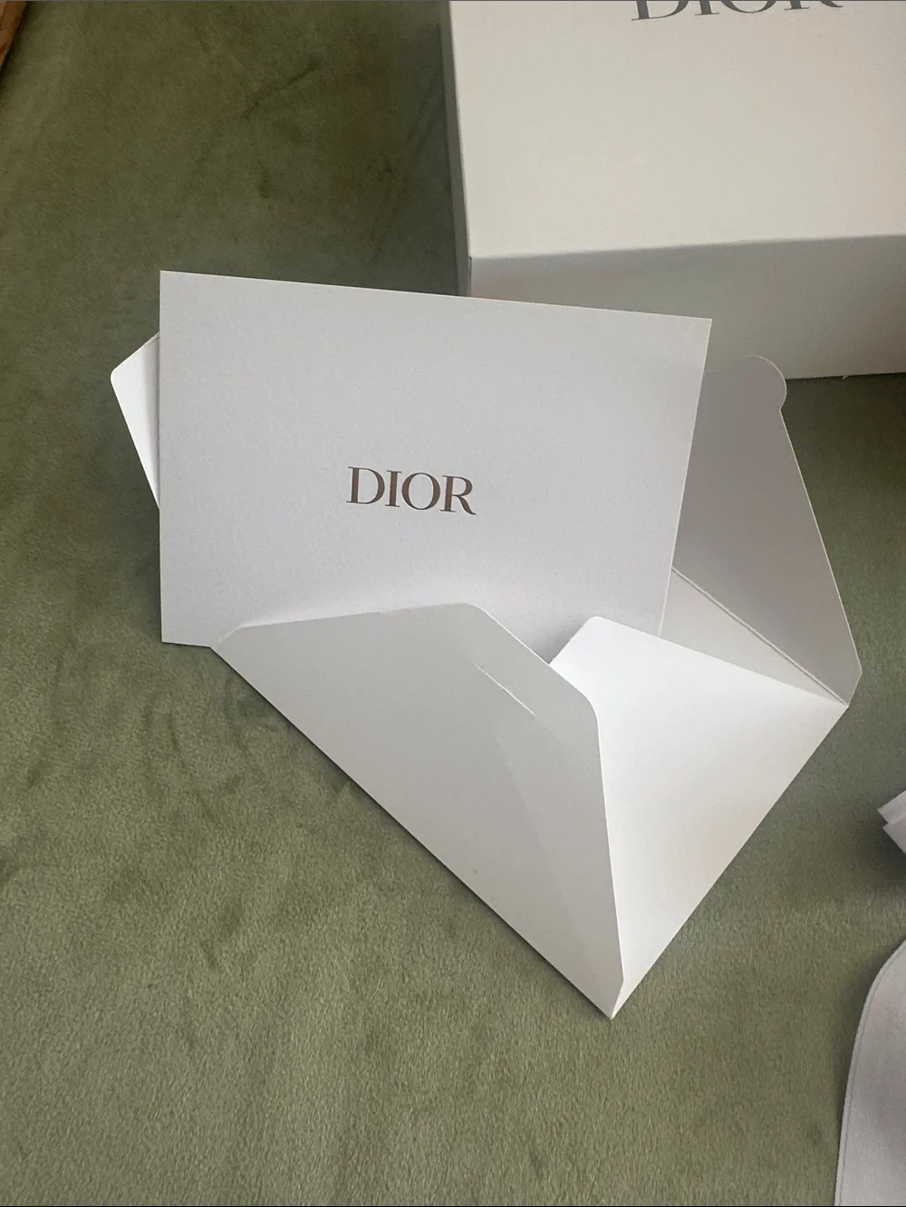 #958 Dior White and Gold Storage Box